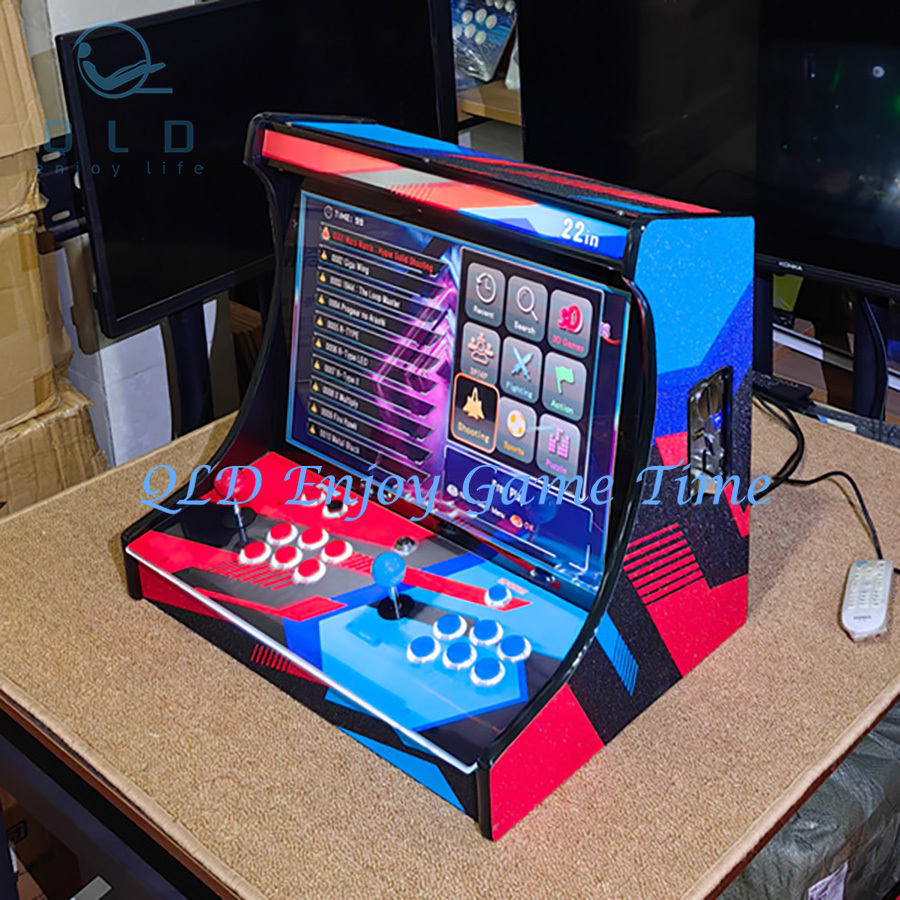 Trackball Controller Arcade - 22-Zoll-LCD-Bartop-Arcade-Videospielkonsole, gebaut mit SAGA PANDORA DX