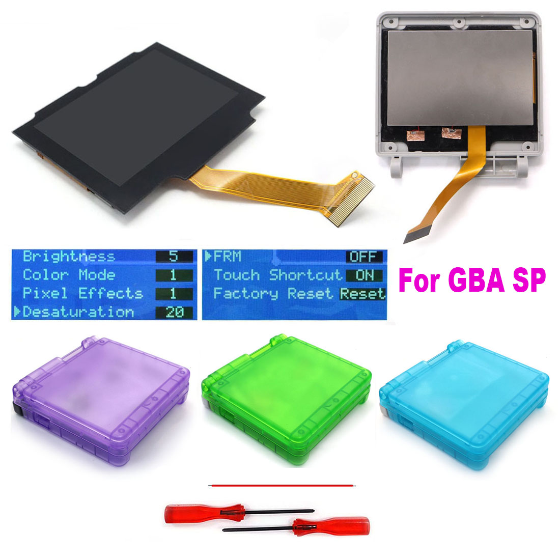 Lcd Screen Arcade - HISPEEDIDO IPS V5 Bildschirm mit Gehäuse