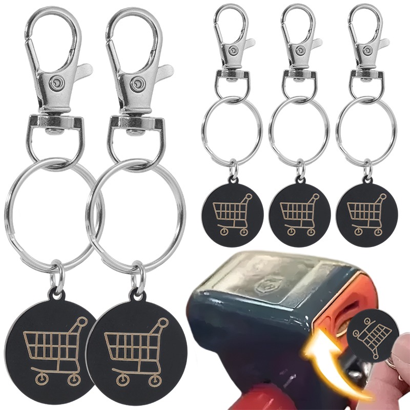 1/5 Stück Schwarzer Edelstahl- – Token Coin Mechanism Bewertung und Preis