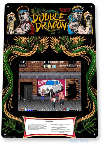 Double Dragon Arcade-Schild, k – Arcade Games & Vending Llc Photos Bewertung und Preis