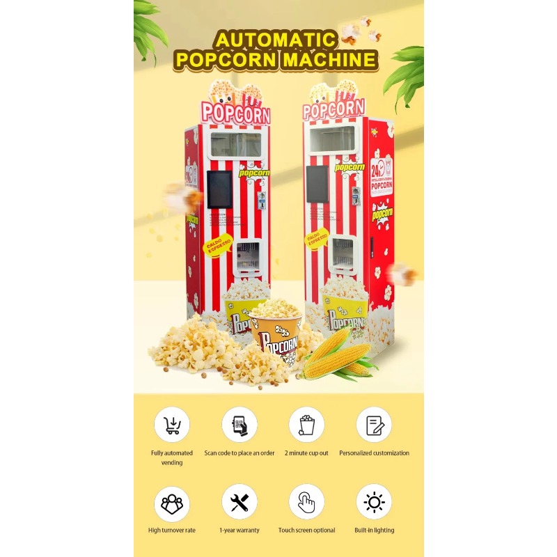 Maßgefertigter Neuer Automatis – Popcorn Vending Machine Bewertung und Preis