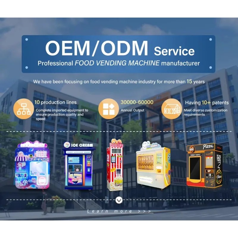 Maßgefertigter Neuer Automatis – Popcorn Vending Machine Bewertung und Preis